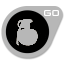 Silver High Explosive Grenade